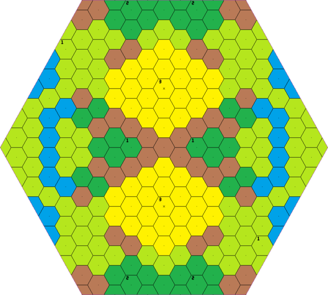 Projectile, Prototype map: 2 players - Each others back